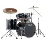 Pearl EXX725S/#31 Export Drum Kit with Sabian SBR Cymbal Pack – Jet Black-0