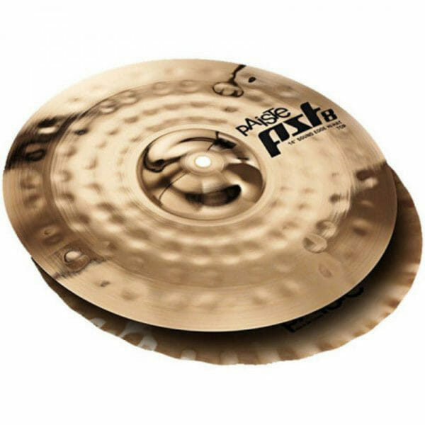 Paiste PST8 14" Reflector Sound Edge Hi-Hats Cymbals-0