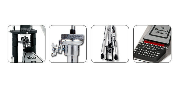 Drum Workshop 9000 Series Hi Hat Stand- 3 Legs 9500D-710