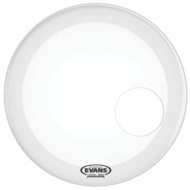 Evans EQ3 Smooth White 24 inch Bass Head - With Port-1022