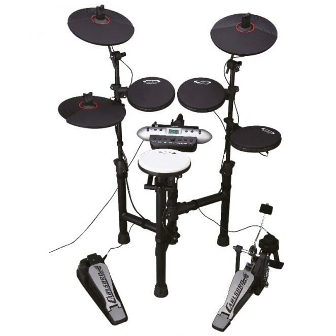 Carlsbro Compact Electronic Commander Drum Kit CSD130 - Free Headphones-0