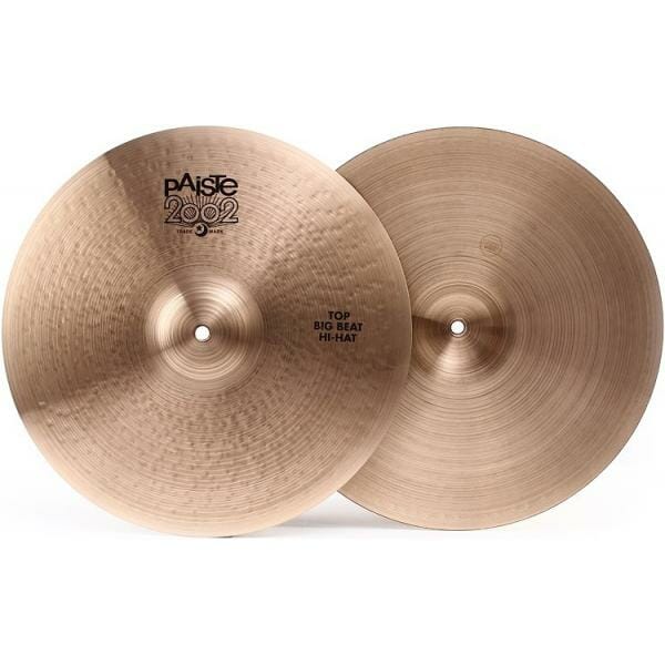 Paiste 2002 Black Label Big Beat 16" Hi-Hat Cymbals-0