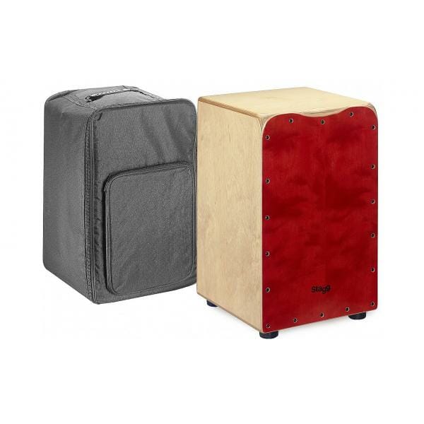 Stagg CAJ-50M RD - Red Cajon with free bag.-0
