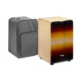 Stagg CAJ-50M SB - Sunburst Cajon with free bag.-0