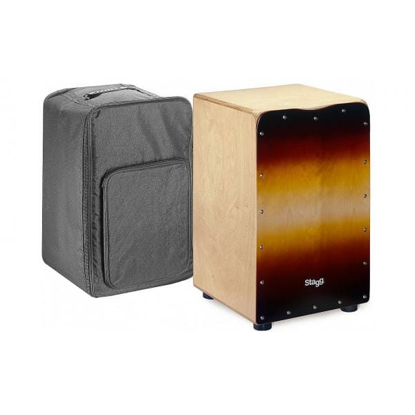 Stagg CAJ-50M SB - Sunburst Cajon with free bag.-0