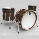 British Drum Co.-Lounge Club 24″ 3-Piece Shell Pack- Kensington Crown-0