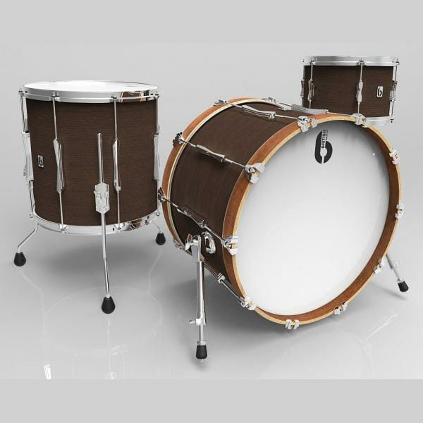 British Drum Co.-Lounge Club 24" 3-Piece Shell Pack- Kensington Crown-0 British Drum Co.-Lounge Club 24" 3-Piece Shell Pack- Kensington Crown-0