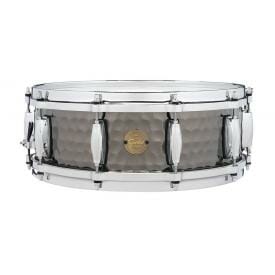 Gretsch Drums Hammered Black Steel Snare Drum - 5" x 14"