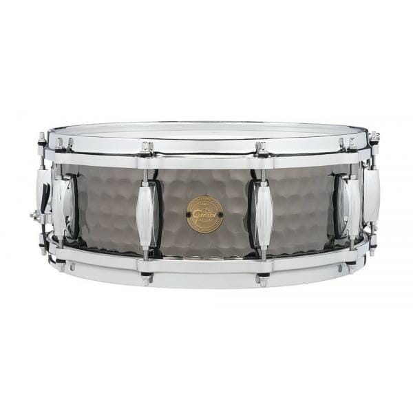 Gretsch Drums Hammered Black Steel Snare Drum - 5" x 14"