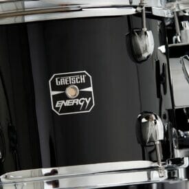 Gretsch Energy 20" Drum Kit with Hardware and 3 Piece Paiste 101 Cymbal Pack - Black