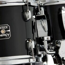 Gretsch Energy 20" Drum Kit with Hardware and 3 Piece Paiste 101 Cymbal Pack - Black