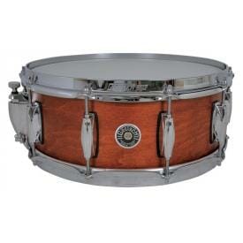 Gretsch Brooklyn Snare Drum Satin Mahogany - 14 x 5.5 Lightning Throw