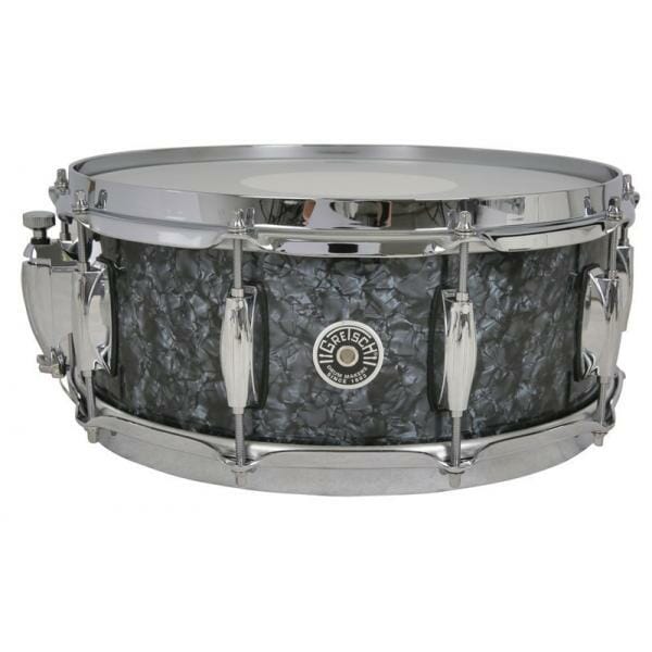 gretsch-gb-55141s-usa-brooklyn-14x55in-snare-deep-marine-black-pearl-566328 Gretsch Brooklyn Snare Drum Deep Marine Black Pearl - 14 x 5.5 Lightning Throw