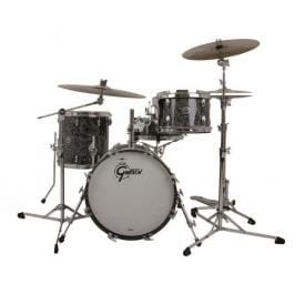 Gretsch USA Brooklyn Shell Pack Deep Marine Black Pearl 12" x 8" TT / 14" x 14" FT / 18" x 14" BD - GR808039