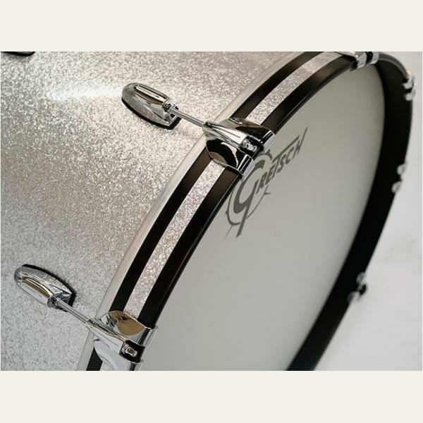 Gretsch USA Brooklyn Shell Pack Silver Sparkle 12" x 8" TT / 14" x 14" FT / 20" x 14" BD - GR808087