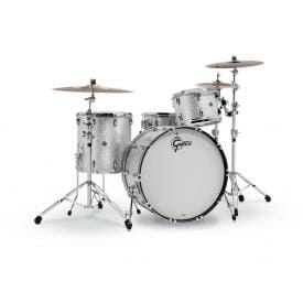 Gretsch USA Brooklyn Shell Pack Silver Sparkle 12" x 8" TT / 14" x 14" FT / 20" x 14" BD - GR808087