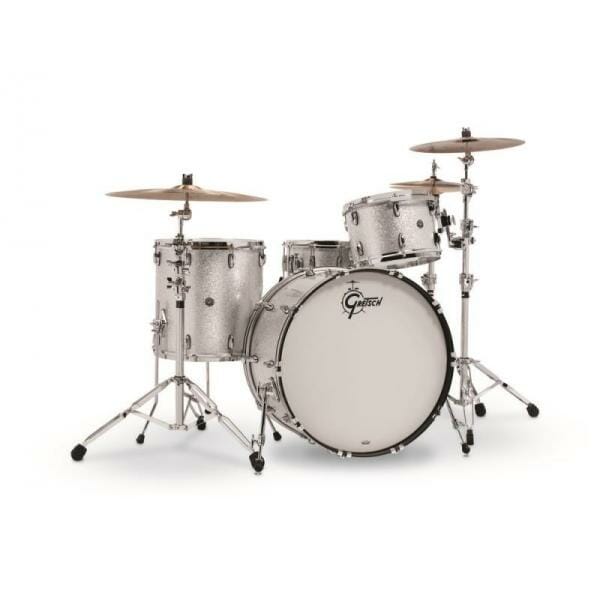 gretsch-gb-r443-usa-brooklyn-3-piece-shell-pack-silver-sparkle-435660 Gretsch USA Brooklyn Shell Pack Silver Sparkle 13" x 9" TT / 16" x 16" FT / 22" x 14" BD