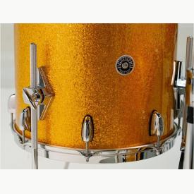 Gretsch USA Brooklyn Shell Pack Gold Sparkle 12" x 8" TT / 14" x 14" FT / 20" x 14" BD - GR808088