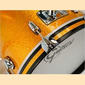 Gretsch USA Brooklyn Shell Pack Gold Sparkle 12" x 8" TT / 14" x 14" FT / 20" x 14" BD - GR808088
