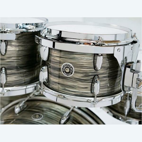 Gretsch USA Brooklyn Shell Pack Grey Oyster 10" x 7" TT / 12" x 8" TT / 16" x 14" FT / 22" x 18" BD