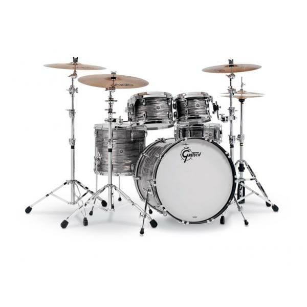 gretsch-gb-rc423-usa-brooklyn-3-piece-shell-pack-grey-oyster-605760 Gretsch USA Brooklyn Shell Pack Grey Oyster 12" x 8" TT / 14" x 14" FT / 20" x 14" BD - GR808091