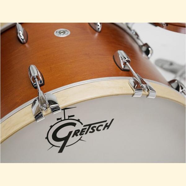 Gretsch USA Brooklyn Shell Pack Satin Mahogany 12" x 8" TT / 14" x 14" FT / 18" x 14" BD - GR808045
