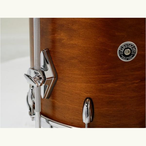 Gretsch USA Brooklyn Shell Pack Satin Mahogany 12" x 8" TT / 14" x 14" FT / 18" x 14" BD - GR808045