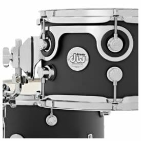 DW Design Series Mini-Pro, 10"/13"/16"/13"SD Shell Pack, Matte Lacquer, Black Satin
