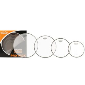 Remo Ambassador Clear Pro Pack Rock Fusion (10" 12" 16") Plus Free 14" Ambassador Clear