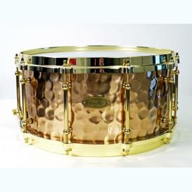 Worldmax Bronze Hammered Snare 14" x 6.5"