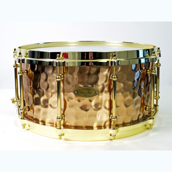 Worldmax Bronze Hammered Snare 14" x 6.5"
