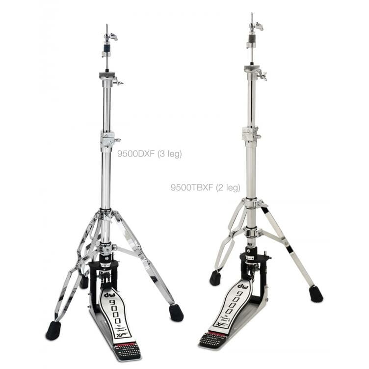 DW 9000 Series 9500TBXF Extended Footboard Hi Hats - 2 legs