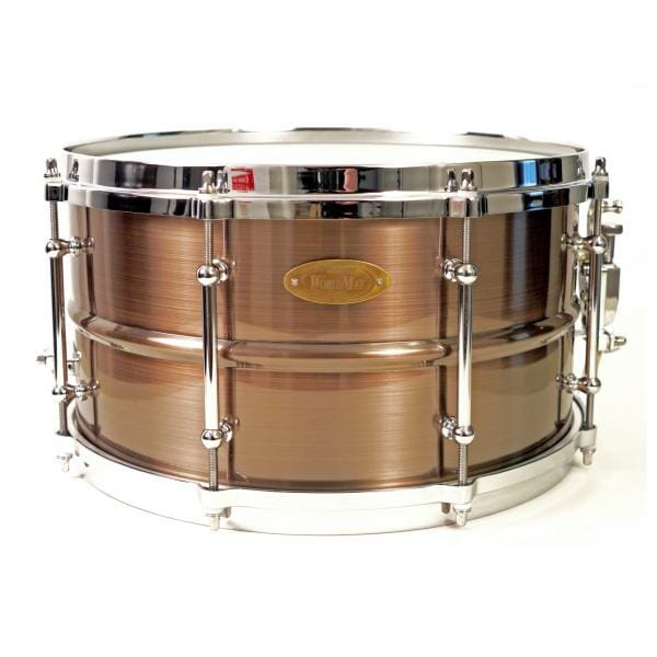 Worldmax Red Copper Brass Snare 14" x 6.5"
