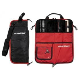 Ahead Armor Deluxe Stick Bag - Black with Red Trim