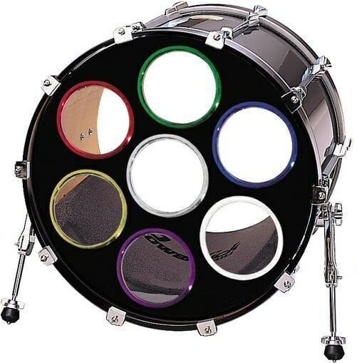 Bass drum O's 2 inch pair green
