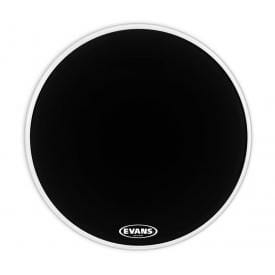 Evans EQ3 Black 26" Resonant Bass Drum Head - No Port