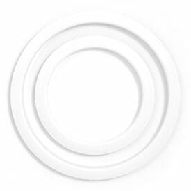 Gibraltar SC-GPHP-5W Port Hole Protector Ring 5-inch White Finish