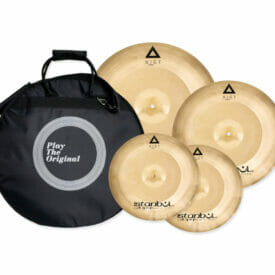 Istanbul Agop Xist Power Cymbal set - 3 Piece with Cymbal Case