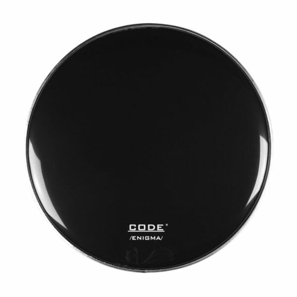 Code 20 Enigma Black Bass Drum Reso Head Code 20" Enigma Black Bass Drum Reso Head