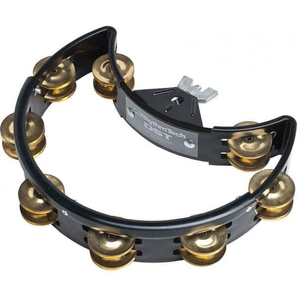 Rhythm Tech DST2B Nickel Drumset Tambourine, Black Rhythm Tech DST2B Nickel Drumset Tambourine, Black