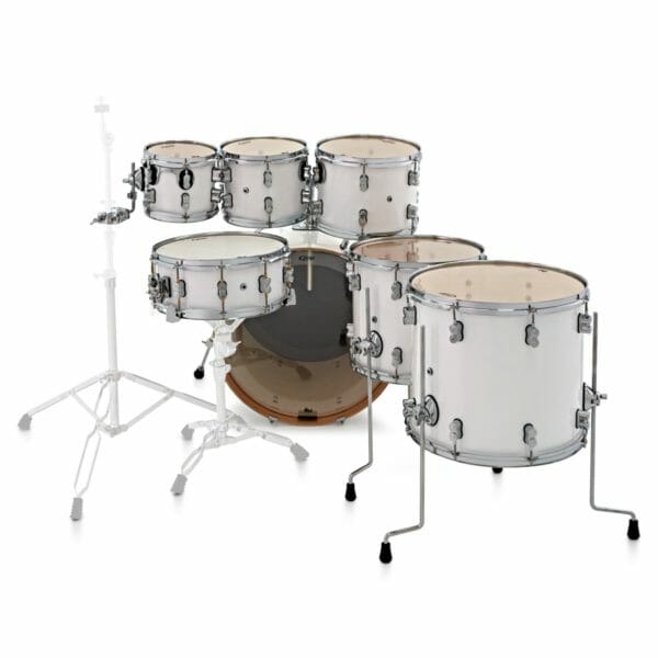 PDP 22" 7 Piece Concept Maple Shell Set Pearlescent White