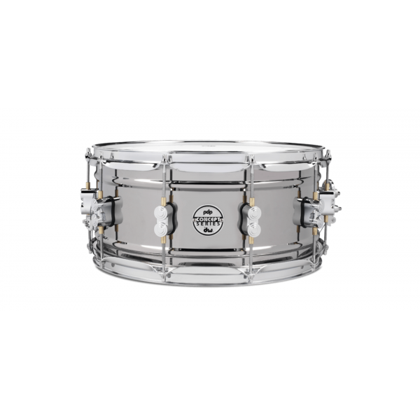 PDP Black Nickel Over Steel Snare Drum 14 x 6.5"