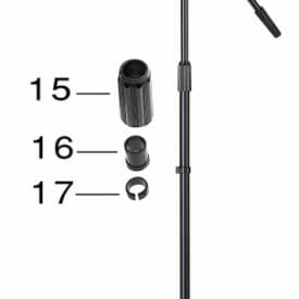 Stagg Telescopic Microphone Boom Stand W/Folding Legs, Heavy Model