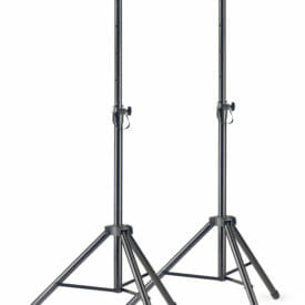 Stagg Q Series Steel Speaker Stand Pair With Folding Legs