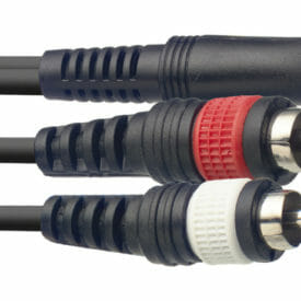 Stagg Y Cable, Mini Jack/Rca (M/M), 6 M (20')