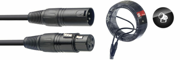 Stagg Dmx Cable, Xlr/Xlr (M/F), 15 M (50')
