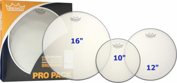 Remo 10-12-16" Silentstroke Tom Pack
