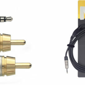 Stagg Deluxe Y-Cable, Mini Jack/Rca (M/M), 1.5 M (5') Black