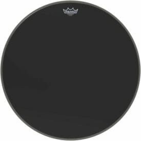 Remo 23" Powerstroke 3 Ebony Bass Drum Head with Dynamo Template