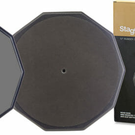 Stagg 12" Desktop Practice Pad, Ten-Sided Shape